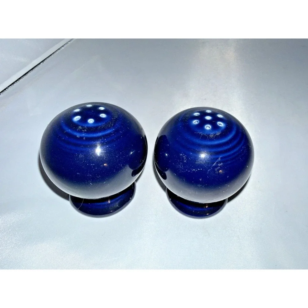 Homer Laughlin FIESTAWARE FIESTA COBALT BLUE Salt & Pepper Shaker Set Collection